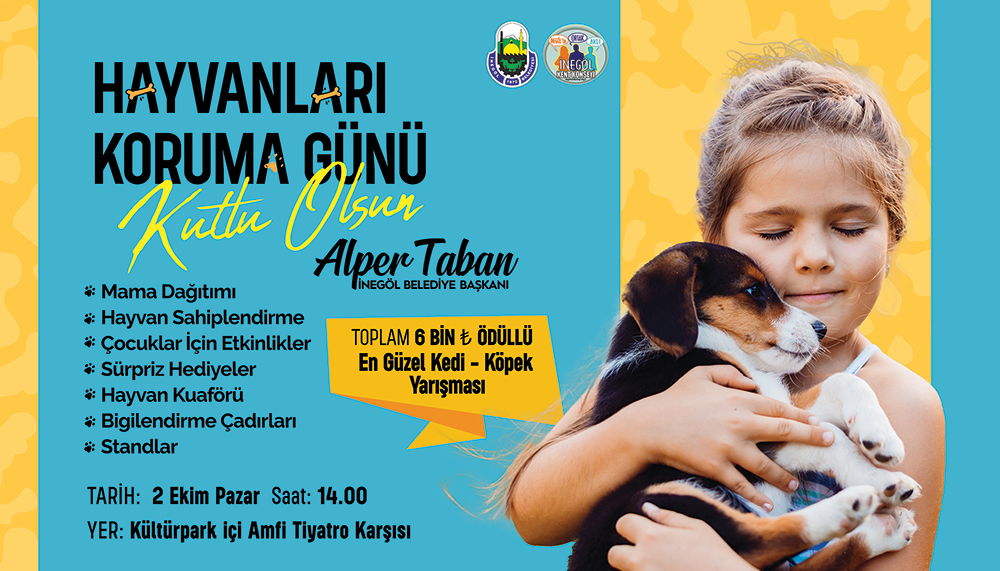 İnegöl’ün En Güzel Kedisi Ve Köpeği Seçilecek