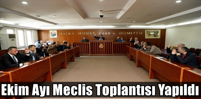 Ekim Ayı Meclis Toplantısı Yapıldı