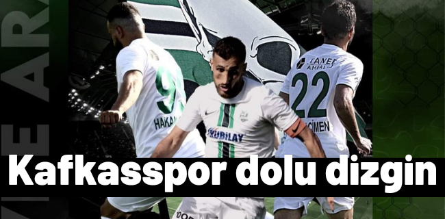 Kafkasspor şampiyonluk yolunda dolu dizgin !