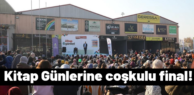 Kitap günlerine coşkulu final !