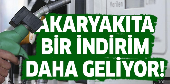 Akaryakıta bu gece bir indirim daha geliyor