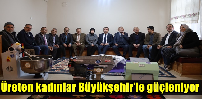 Üreten kadınlar Büyükşehir’le güçleniyor