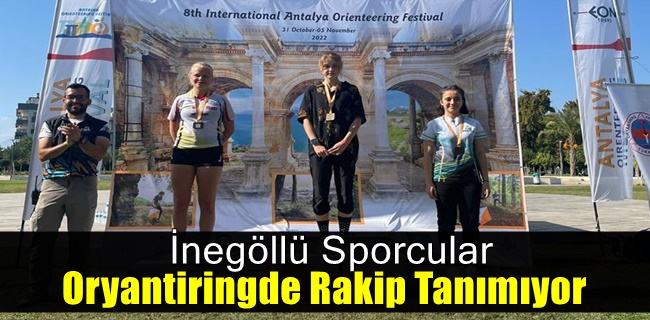İnegöllü Sporcular Oryantiringde Rakip Tanımıyor