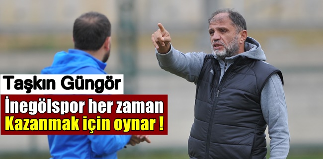 İnegölspor her zaman kazanmak için oynar !