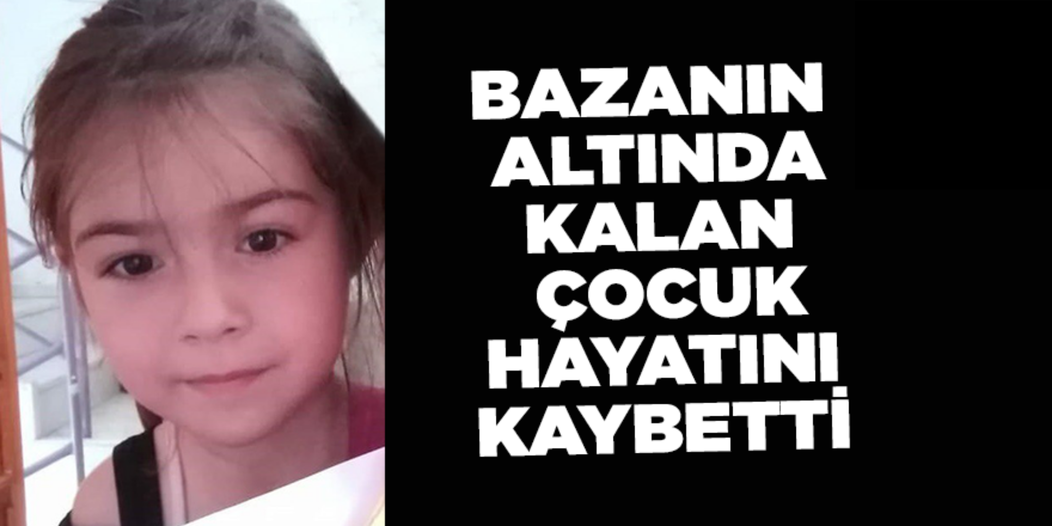 Küçük çocuk bazanın altında can verdi !