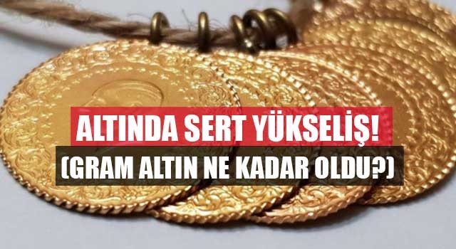 Altında sert yükseliş
