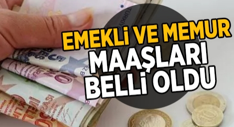 Emekli ve Memur Maaş Zammı Belli Oldu