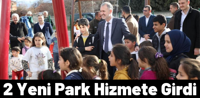Huzur Mahallesinde 2 Yeni Park Hizmete Girdi