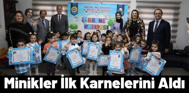 Beşinci Mevsimin Minikleri İlk Karnelerini Aldı