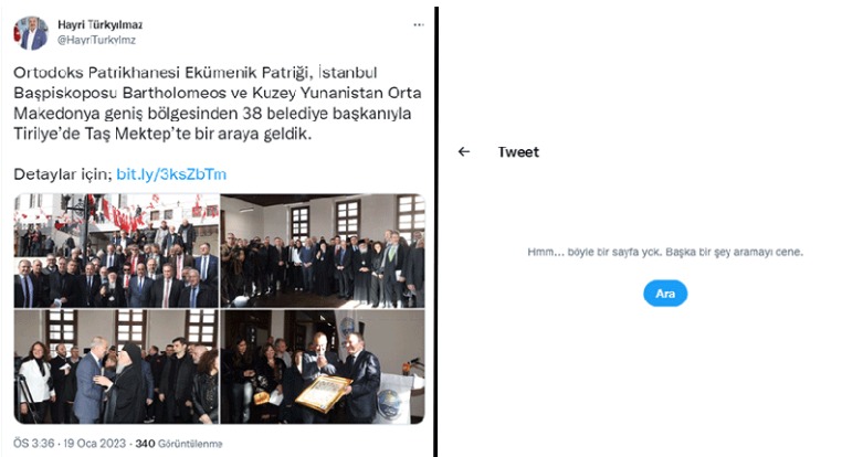 PAYİTAHT ŞEHRİNDE “EKÜMENİK TİYATROSUNA” TEPKİ