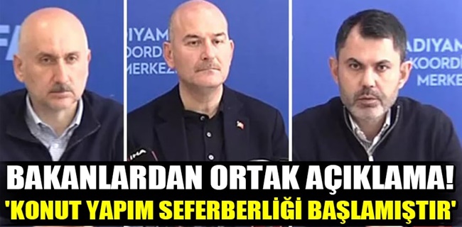 Konut yapım seferberliği başladı