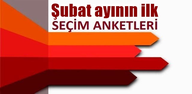 Şubat ayının ilk seçim anketi açıklandı!