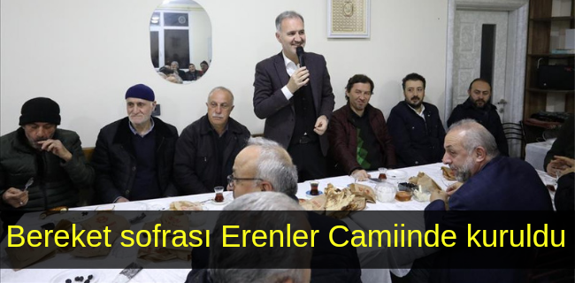 Başkan Taban Erenler Camisi Cemaatiyle Buluştu