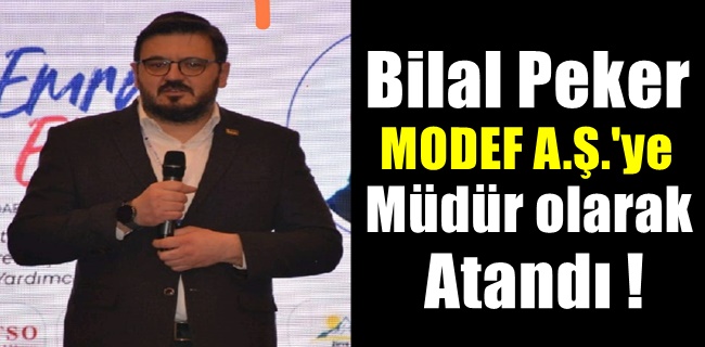 Modef A.Ş. Bilal Peker