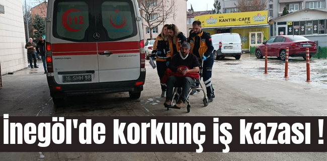 Talihsiz işçinin az kalsın parmakları kopuyordu !