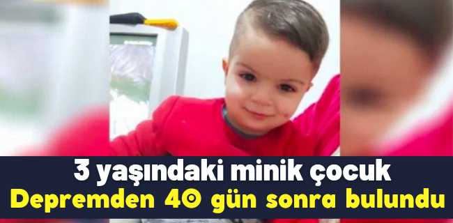 40 gün sonra gelen güzel haber !