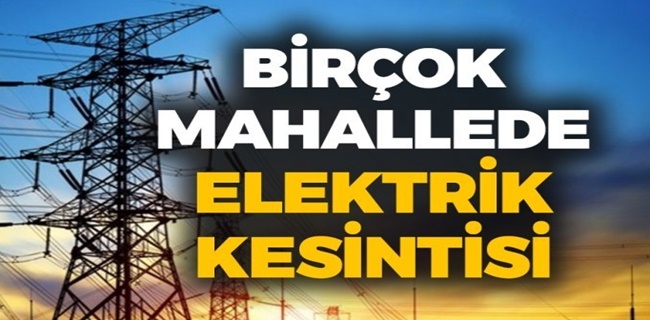 İNEGÖL ELEKTRİK KESİNTİSİ OLACAK !