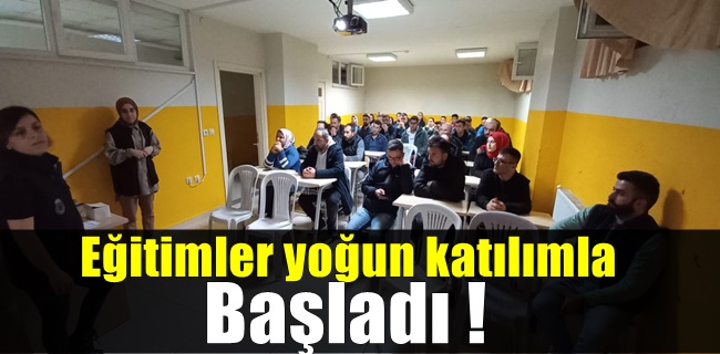 İNDAK Gönüllüsü Eğitimleri Yoğun Katılımla Başladı