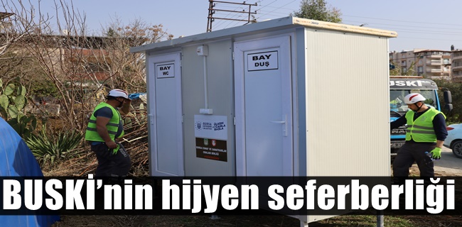BUSKİ’nin hijyen seferberliği