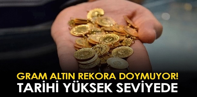 Gram altın rekor seviyede