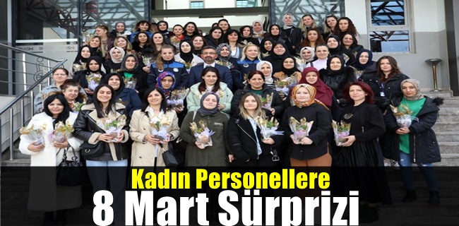 İnegöl Belediyesi’nden Kadın Personellere 8 Mart Sürprizi