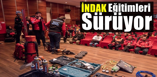 İNDAK Eğitimleri Sürüyor