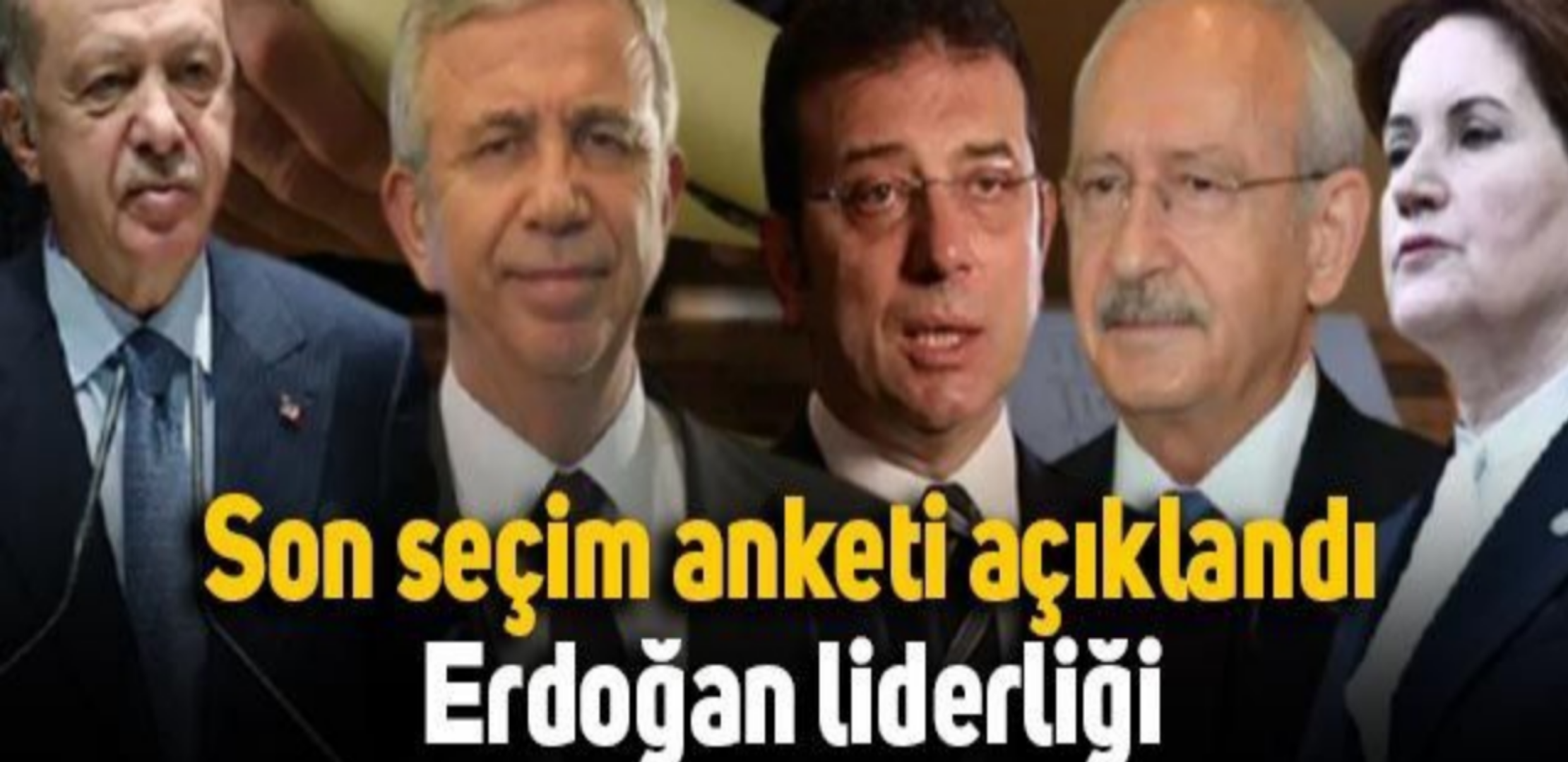 Son seçim anketi: Ak Parti zirvede !