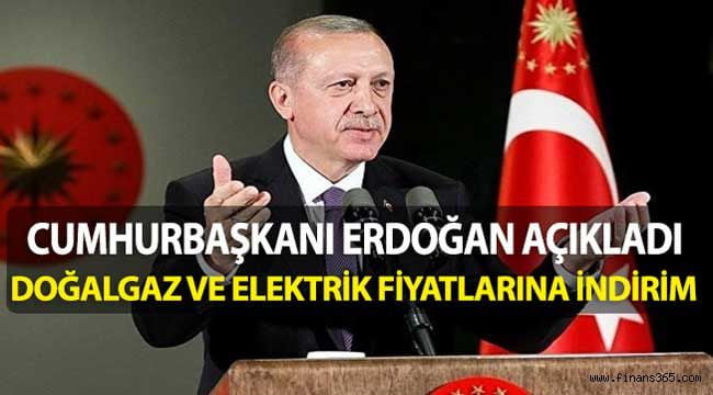Cumhurbaşkanı Erdoğan açıkladı indirim geliyor