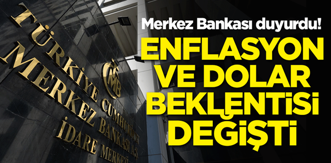 Merkez Bankası’nın 2023 dolar ve enflasyon tahmini değişti