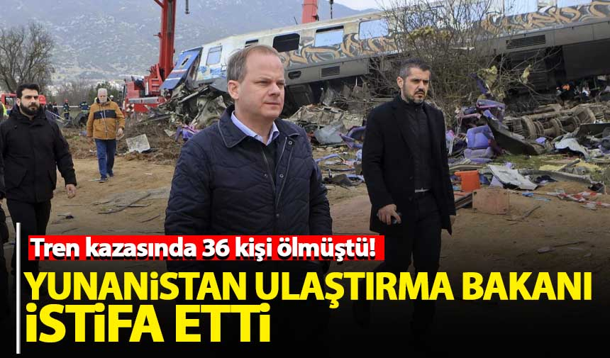 Bakan istifa etti !
