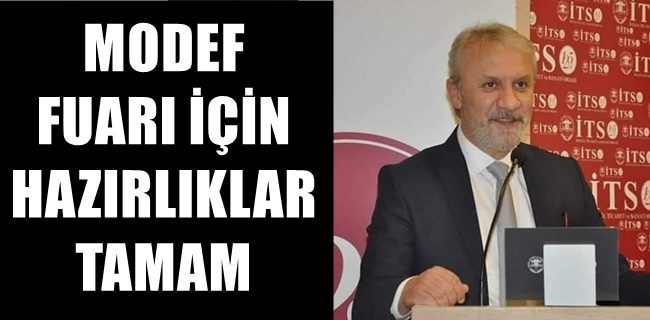 MODEF FUARI İÇİN HAZIRLIKLAR TAMAM