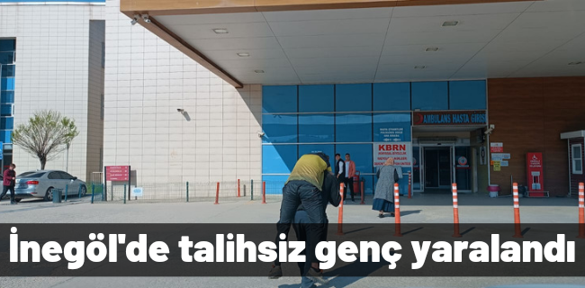 Üzerine gardırop düşen genç yaralandı !