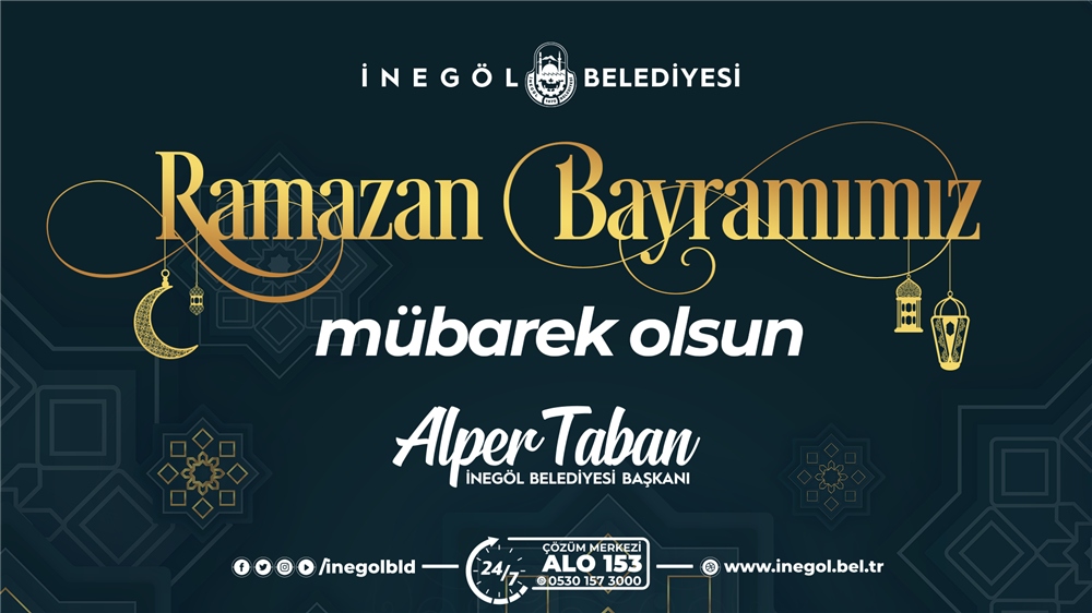 Başkan Taban’dan Ramazan Bayramı Kutlama Mesajı