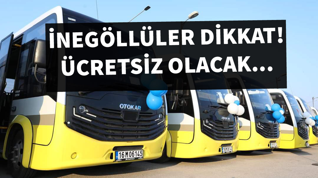 Ulaşım ilk gün ücretsiz