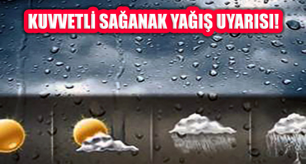 İnegöl için kuvvetli yağış uyarısı !