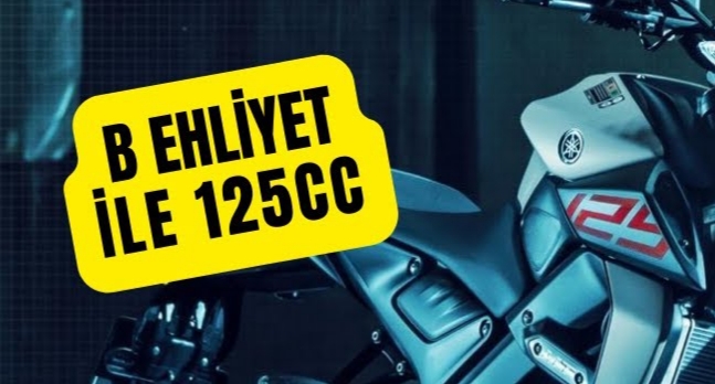 B sınıfı ehliyeti olanlar motor kullanabilecek !