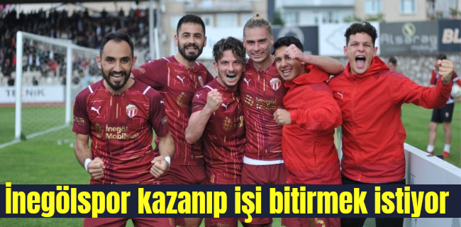 İnegölspor yenip işi bitirmek istiyor !