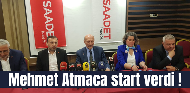 Mehmet Atmaca çalışma startını verdi