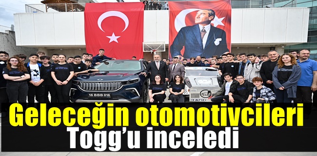 Geleceğin otomotivcileri Togg’u inceledi