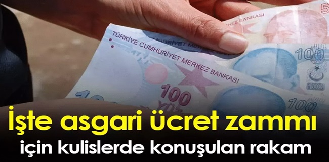 Kulislerde asgari ücret konuşulmaya başlandı