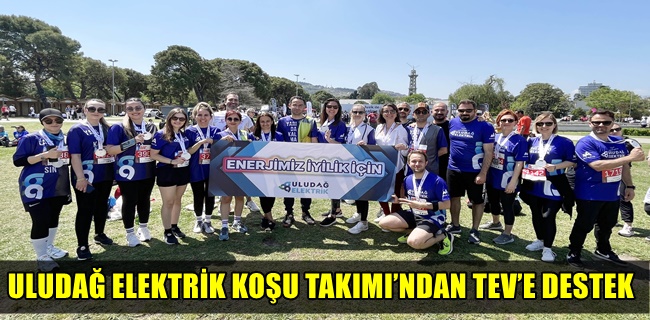 ULUDAĞ ELEKTRİK KOŞU TAKIMI’NDAN TEV’E DESTEK