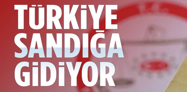 Türkiye tekrar sandık başına gidiyor !