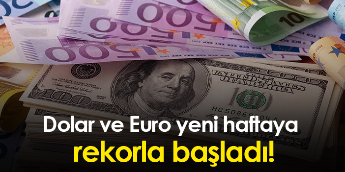 Dolar yeni haftaya rekorla başladı !