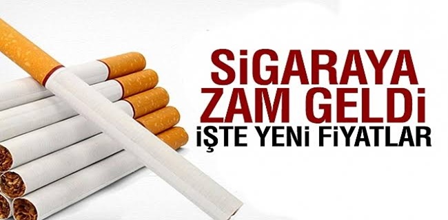 Sigara Fiyatlarına Zam Geldi İşte yeni Fiyat Listesi