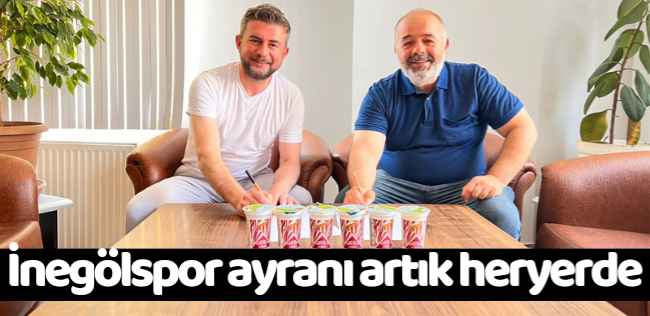 İnegöl’de bakkallarda İnegölspor ayranı satılacak