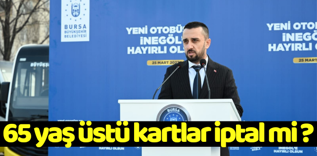 65 YAŞ ÜSTÜ ÜCRETSİZ ULAŞIM DEVAM EDİYOR