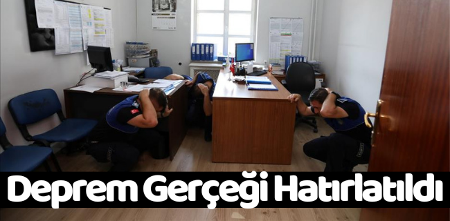 İnegöl Belediyesi Deprem Gerçeğini Hatırlattı