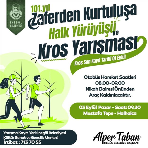 İnegöllüler Kurtuluş Şehitleri İçin Yürüyecek