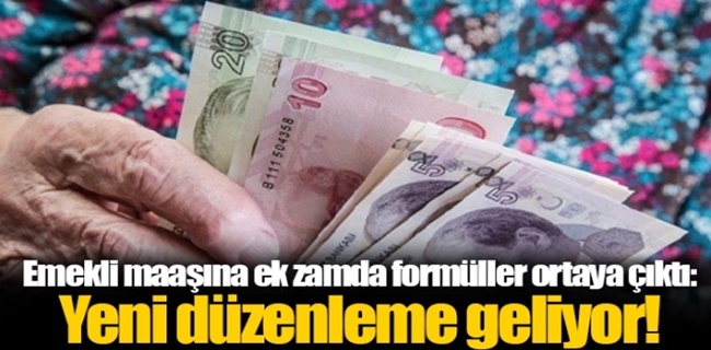 Emekli maaşına ek zamda formüller ortaya çıktı