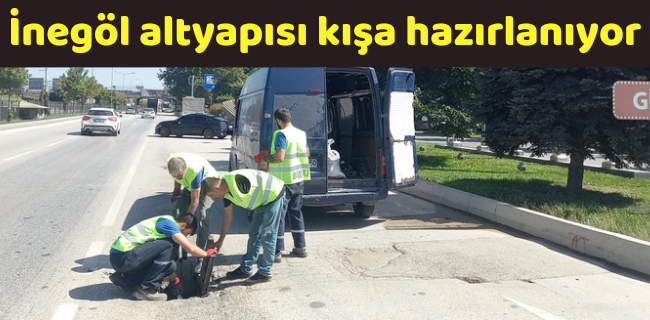 İnegöl altyapısı kışa hazırlanıyor